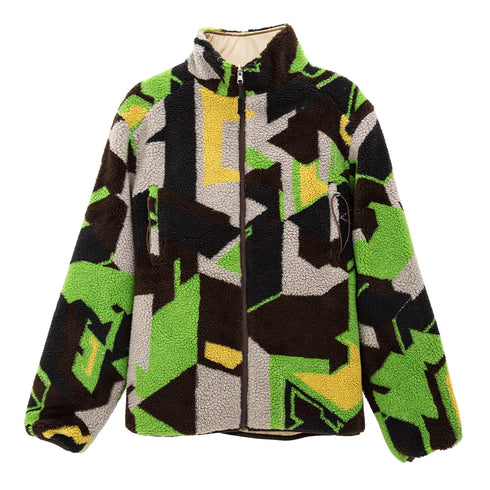 POP Trading Company Adam Reversible Jacket Delta Camo POPAW23_05-008 Degli Uberti